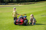 2026 Upgraded 24V Spider Bike Kids Ride On 2 Seater Electric Motorcycle with Exclusive Partner RC