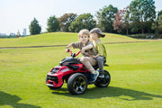 2026 Upgraded 24V Spider Bike Kids Ride On 2 Seater Electric Motorcycle with Exclusive Partner RC