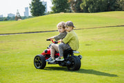 2026 Upgraded 24V Spider Bike Kids Ride On 2 Seater Electric Motorcycle with Exclusive Partner RC