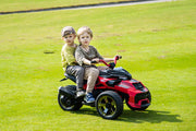 2026 Upgraded 24V Spider Bike Kids Ride On 2 Seater Electric Motorcycle with Exclusive Partner RC