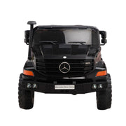 2026 24V Ultimate XXL Mercedes Benz Zetros 2 Seater Kids Ride On Truck, EVA Rubber Foam Titres, Leather Seat with Remote Control
