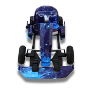 2026 Night Blue Go Kart 36V With Adjustable Seat Goes Up To 14 mph