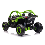 2025 Officially Licensed 2x24V LX Performance Can-Am Maverick 4WD Edition 2-Seater Pack Kids Ride on Buggy Eva Wheels Leather Seats RC