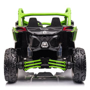 2025 Officially Licensed 2x24V LX Performance Can-Am Maverick 4WD Edition 2-Seater Pack Kids Ride on Buggy Eva Wheels Leather Seats RC