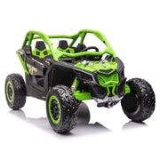 2025 Officially Licensed 2x24V LX Performance Can-Am Maverick 4WD Edition 2-Seater Pack Kids Ride on Buggy Eva Wheels Leather Seats RC