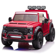 Licensed 2026 Ford F450 Custom Edition 24V Kids Ride-On Car Truck with Parental Remote