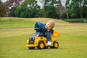 2026 6V Licensed CAT Dump Truck Kids Ride On Electric Truck