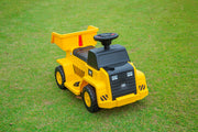 2026 6V Licensed CAT Dump Truck Kids Ride On Electric Truck