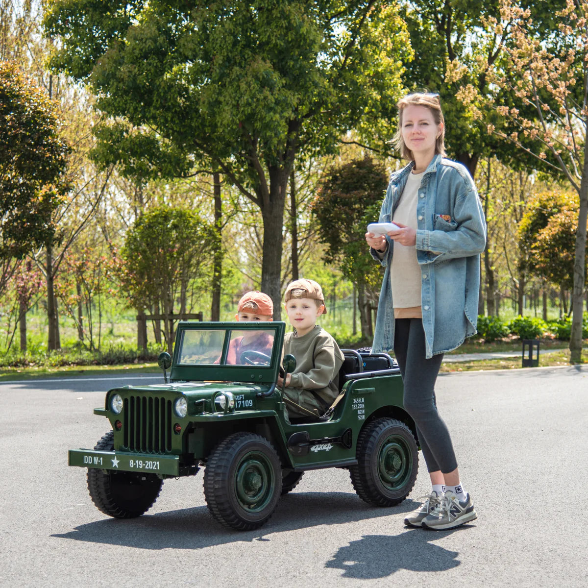 Kids drivable jeep shop