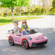 2026 Licensed 24V Porsche 911 GT3 Kids Ride On Car 2 Seater Upgraded 180W Silent Motors