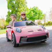 2026 Licensed 24V Porsche 911 GT3 Kids Ride On Car 2 Seater Upgraded 180W Silent Motors