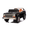 Licensed 1980 24V Ford 150 Retro 2 Seater Kids Ride on Truck, Leather Seat, Rubber Tires, with RC