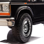 Licensed 1980 24V Ford 150 Retro 2 Seater Kids Ride on Truck, Leather Seat, Rubber Tires, with RC