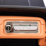 Licensed 1980 24V Ford 150 Retro 2 Seater Kids Ride on Truck, Leather Seat, Rubber Tires, with RC