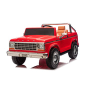 Licensed 1980 24V Ford 150 Retro 2 Seater Kids Ride on Truck, Leather Seat, with RC