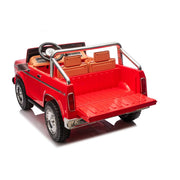 Licensed 1980 24V Ford 150 Retro 2 Seater Kids Ride on Truck, Leather Seat, with RC