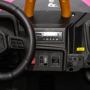 2026 Licensed XXL 24V Arctic Cat XX Wildcat Kids Ride On UTV, Rubber Foam Tires, Leather Seat