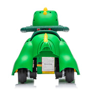 6V Ride-On Dinosaur with Interactive Smoke & Sound Effect