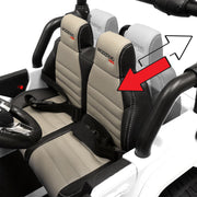 The Lightning 24V Jeep Style Kids Ride-On Car, Rubber Tires, Leather Seat with Parental Remote, Upgraded LED Light Kit