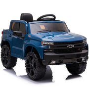 2026 12V Official Chevrolet Silverado Truck Kids Ride On One Seater Electric Car With RC