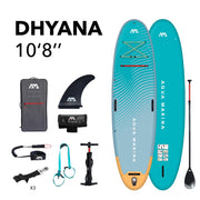Aqua Marina Dhyana Yoga iSUP - 3.36m/15cm with paddle and safety leash