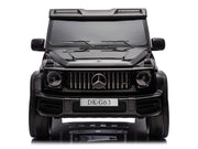 2026 Platinum XXL Mercedes G63 2x24V/4WD Kids Ride On Car with MP4, Rubber EVA Wheels & Leather Seats
