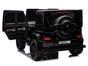 2026 Platinum XXL Mercedes G63 2x24V/4WD Kids Ride On Car with MP4, Rubber EVA Wheels & Leather Seats