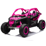 2024 2x24V Officially Licensed LX Performance Can-Am Maverick 4WD Edition 2-Seater Pack Kids Ride on Buggy Eva Wheels Leather Seats RC