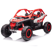 2025 Officially Licensed 2x24V LX Performance Can-Am Maverick 4WD Edition 2-Seater Pack Kids Ride on Buggy Eva Wheels Leather Seats RC