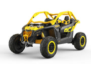 2026 Officially Licensed 2x24V LX Performance Can-Am Maverick 4WD Edition 2-Seater Pack Kids Ride on Buggy Eva Wheels Leather Seats RC