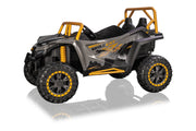 2026 Licensed XXL 24V Arctic Cat XX Wildcat Kids Ride On UTV, Rubber Foam Tires, Leather Seat
