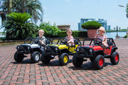 2025 24V Raider Jeep 2 Seater Wrangler Style 4x4 Kids Ride On Cars With Remote Control