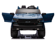 2026 Licensed 24V Chevrolet Silverado Kids Ride On 2 seater Truck, Leather Seat, Rubber Tires, with Remote Control