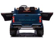 2026 Licensed 24V Chevrolet Silverado Kids Ride On 2 seater Truck, Leather Seat, Rubber Tires, with Remote Control