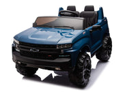 2026 Licensed 24V Chevrolet Silverado Kids Ride On 2 seater Truck, Leather Seat, Rubber Tires, with Remote Control