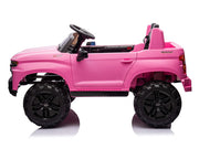 2026 Licensed 24V Chevrolet Silverado Kids Ride On 2 seater Truck, Leather Seat, Rubber Tires, with Remote Control
