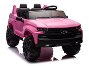 2026 Licensed 24V Chevrolet Silverado Kids Ride On 2 seater Truck, Leather Seat, Rubber Tires, with Remote Control
