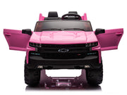 2026 Licensed 24V Chevrolet Silverado Kids Ride On 2 seater Truck, Leather Seat, Rubber Tires, with Remote Control