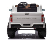 2026 Licensed 24V Chevrolet Silverado Kids Ride On 2 seater Truck, Leather Seat, Rubber Tires, with Remote Control