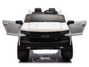 2026 Licensed 24V Chevrolet Silverado Kids Ride On 2 seater Truck, Leather Seat, Rubber Tires, with Remote Control