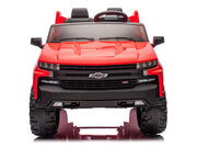 2026 Licensed 24V Chevrolet Silverado Kids Ride On 2 seater Truck, Leather Seat, Rubber Tires, with Remote Control
