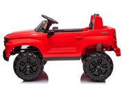 2026 Licensed 24V Chevrolet Silverado Kids Ride On 2 seater Truck, Leather Seat, Rubber Tires, with Remote Control
