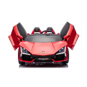 2026 Licensed 24V Lamborghini Revuelto Kids Ride on Car, Rubber Tires, Leather Seat With RC