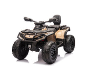 2026 Licensed 24V Can Am Outlander 2 Seater Kids Ride on ATV, 4x200 Watts Motors, Rubber Tires, Leather Seat