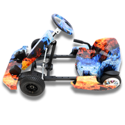 2026 Flame Go Kart 36V With Adjustable Seat Goes Up To 14 mph