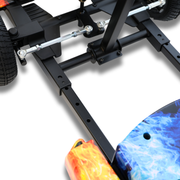 2026 Flame Go Kart 36V With Adjustable Seat Goes Up To 14 mph