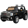 Officially Licensed GMC Sierra 24V Kids Ride On 2 Seater Car, Rubber Tires, Leather Seat With RC