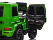 2026 Platinum XXL Mercedes G63 2x24V/4WD Kids Ride On Car with MP4, Rubber EVA Wheels & Leather Seats