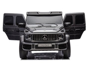 2026 Platinum XXL Mercedes G63 2x24V/4WD Kids Ride On Car with MP4, Rubber EVA Wheels & Leather Seats