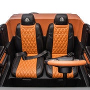 Mercedes Maybach G650 XXL 24 V, coche infantil con licencia de 2026, motor sin escobillas, asiento de cuero y neumáticos de goma.